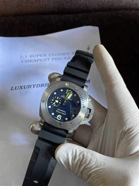 panerai pole 2 pole replica|false panerai watch location.